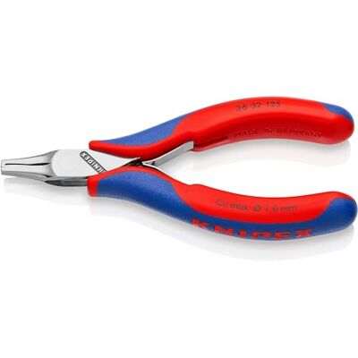 KNIPEX Electronics Mounting Pliers with Multi-Component Handles 125 mm, 36 32 125 KNIPEX Electronics Mounting Pliers with Multi-Component Handles 125 mm, 36 32 125