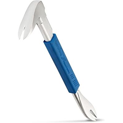 Estwing Pro Claw Nail Puller - 10.6" Pry Bar with Forged Steel Construction & No-Slip Cu Estwing Pro Claw Nail Puller - 10.6" Pry Bar with Forged Steel Construction & No-Slip Cu