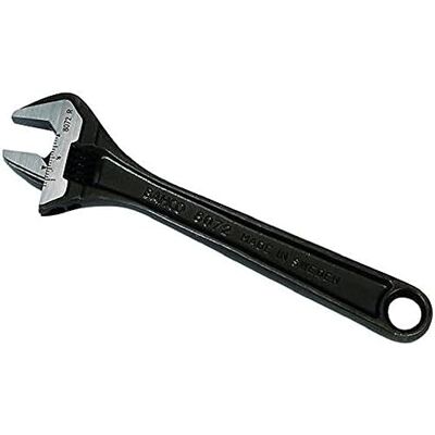 Bahco 8073 IP "Black-Finished" Adjustable Wrench in Industrial Pack, Grey, 12-Inch, 34 mm Bahco 8073 IP "Black-Finished" Adjustable Wrench in Industrial Pack, Grey, 12-Inch, 34 mm