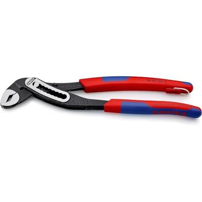 KNIPEX Alligator Water Pump Pliers with Slim Multi-Component Grips, with Integrated Tether Attachment Point for A, 88 02 250 T KNIPEX Alligator Water Pump Pliers with Slim Multi-Component Grips, with Integrated Tether Attachment Point for A, 88 02 250 T