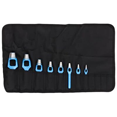 GEDORE Arc punch set, 8-piece set, Ø 3 25 mm, Rubber leather gaskets fabric, Round, Punch, 57304 GEDORE Arc punch set, 8-piece set, Ø 3 25 mm, Rubber leather gaskets fabric, Round, Punch, 57304