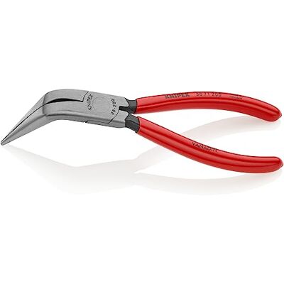 KNIPEX 3871200 Tools Long Nose Pliers Without Cutter, Angled, 8 inches KNIPEX 3871200 Tools Long Nose Pliers Without Cutter, Angled, 8 inches
