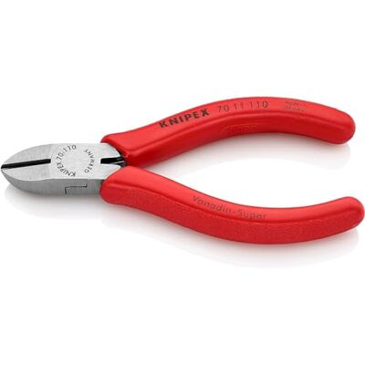 KNIPEX Diagonal Cutter with Plastic Coating 110 mm, 70 11 110 KNIPEX Diagonal Cutter with Plastic Coating 110 mm, 70 11 110