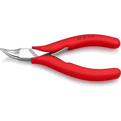 KNIPEX Electronics Pliers with Box Joint with Dipped Insulation 115 mm, 35 41 115 KNIPEX Electronics Pliers with Box Joint with Dipped Insulation 115 mm, 35 41 115