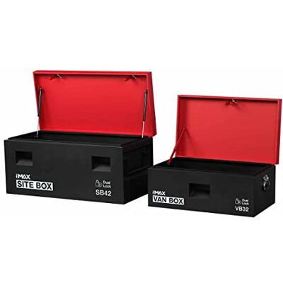 Hilka Tools VB32SB42 Van/Site Combination Box, Red/Black, 32/42-Inch Hilka Tools VB32SB42 Van/Site Combination Box, Red/Black, 32/42-Inch