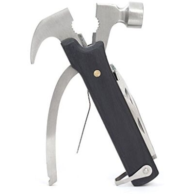 KIKKERLAND CD502-BK Wood Hammer Multi Tool, Black KIKKERLAND CD502-BK Wood Hammer Multi Tool, Black