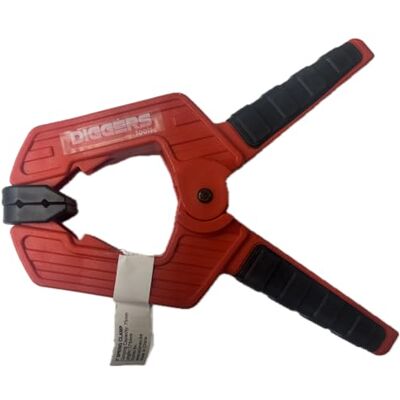 Generic Diggers 7.6 cm Spring Clamp • 17.5 cm Length • 7.5 cm Clamping Capacity • Heavy-Duty Strong Grip Clamp for Woodworking, Crafts, DIY & Workshop Use Generic Diggers 7.6 cm Spring Clamp • 17.5 cm Length • 7.5 cm Clamping Capacity • Heavy-Duty Strong Grip Clamp for Woodworking, Crafts, DIY & Workshop Use
