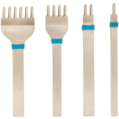Weaver Leathercraft Supply Diamond Stitching Chisel Set, 5mm, Stainless Steel for Leather Craft DIY (67-7252) Weaver Leathercraft Supply Diamond Stitching Chisel Set, 5mm, Stainless Steel for Leather Craft DIY (67-7252)