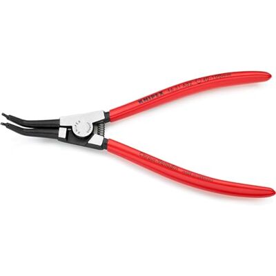 KNIPEX Circlip Pliers for External Circlips on Shafts 45° Angled with Plastic Coating 210 mm, 46 31 A32 KNIPEX Circlip Pliers for External Circlips on Shafts 45° Angled with Plastic Coating 210 mm, 46 31 A32