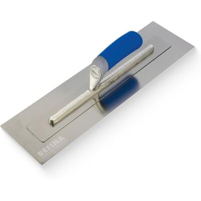 Refina SUPERFLEX-1 Plastering Trowel 18 x 5" (450 x 125mm) Flexible 0.4mm Stainless Steel Blade for Finishing Walls & Ceilings Lightweight Plastering Tools & Construction Tools Refina SUPERFLEX-1 Plastering Trowel 18 x 5" (450 x 125mm) Flexible 0.4mm Stainless Steel Blade for Finishing Walls & Ceilings Lightweight Plastering Tools & Construction Tools