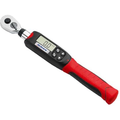 ACDelco ARM601-3 Digital Torque Wrench 3/8" (5-50Nm) with Alarm and LED Flash Notification ISO 6789 Standards with Calibration Certificate ACDelco ARM601-3 Digital Torque Wrench 3/8" (5-50Nm) with Alarm and LED Flash Notification ISO 6789 Standards with Calibration Certificate