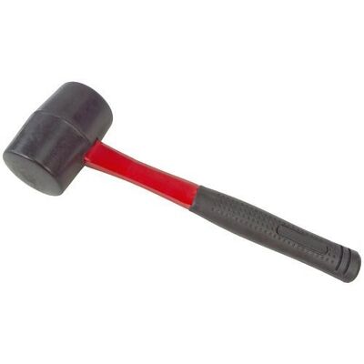 Amtech Am-Tech 16oz Rubber Mallet with Fibreglass Handle Amtech Am-Tech 16oz Rubber Mallet with Fibreglass Handle