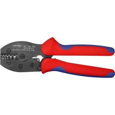 KNIPEX Preciforce Crimping Pliers with Multi-Component Handles 220 mm, 97 52 38 KNIPEX Preciforce Crimping Pliers with Multi-Component Handles 220 mm, 97 52 38