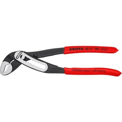 KNIPEX 88 01 180 SBA Tools Alligator Water Pump Pliers (8801180SBA) KNIPEX 88 01 180 SBA Tools Alligator Water Pump Pliers (8801180SBA)