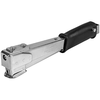 Rapid R54 Heavy-Duty Hammer Tacker for Roofing/Membranes/Carpeting, Strong All-Steel Construction, Hammer Stapler, Uses Flatwire Staples No. 140, 6-14mm, Boxed (10566826) Rapid R54 Heavy-Duty Hammer Tacker for Roofing/Membranes/Carpeting, Strong All-Steel Construction, Hammer Stapler, Uses Flatwire Staples No. 140, 6-14mm, Boxed (10566826)