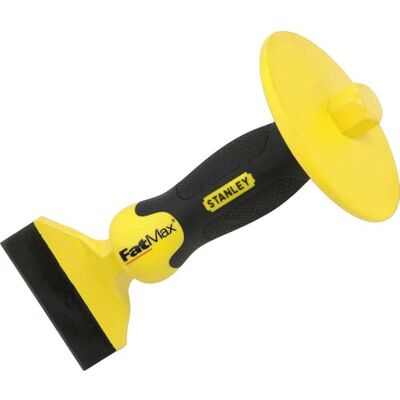 Stanley 4x8/2" Steel Brick Bolster with Guard, 4-18-0328 Stanley 4x8/2" Steel Brick Bolster with Guard, 4-18-0328