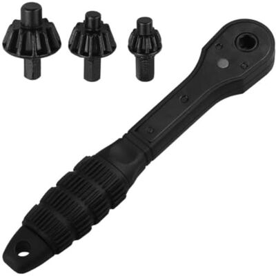 Generic 3in1 Dual Use Ratchet Spanner Universal Chuck Key Replacement Tool Dual Use Ratchet Spanner Ratchet Drill Chuck Key Wrench for Electric Drills and Power Tools Generic 3in1 Dual Use Ratchet Spanner Universal Chuck Key Replacement Tool Dual Use Ratchet Spanner Ratchet Drill Chuck Key Wrench for Electric Drills and Power Tools