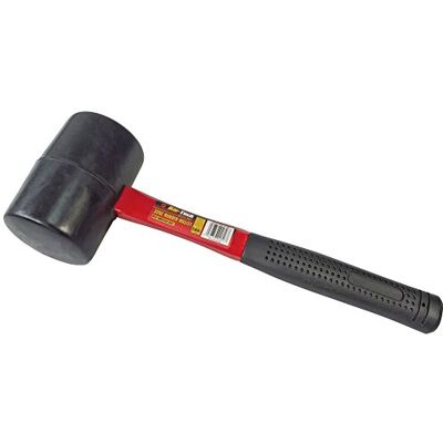 Amtech Rubber Mallet Fibre Glass Handle Large Fibrebglass Shaft Hammer With Grip 32oz Amtech Rubber Mallet Fibre Glass Handle Large Fibrebglass Shaft Hammer With Grip 32oz