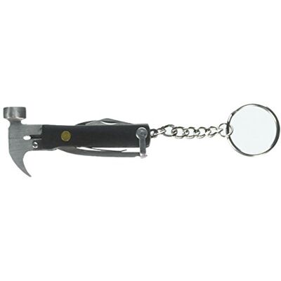 KIKKERLAND KR13-BK Wood Mini Hammer Multi Tool, Black KIKKERLAND KR13-BK Wood Mini Hammer Multi Tool, Black
