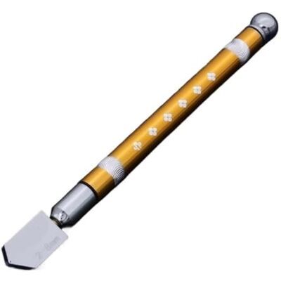 SDIUAKBV Glass Cutter 1PC Glass Tile Cutter Professional Diamond Tipped Window Craft Knife Hand Tool(Yellow-Household) SDIUAKBV Glass Cutter 1PC Glass Tile Cutter Professional Diamond Tipped Window Craft Knife Hand Tool(Yellow-Household)