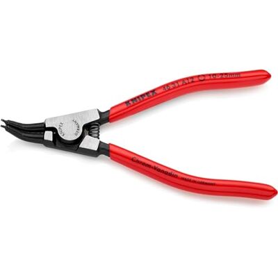 KNIPEX Circlip Pliers for External Circlips on Shafts 45° Angled with Plastic Coating 130 mm, 46 31 A12 KNIPEX Circlip Pliers for External Circlips on Shafts 45° Angled with Plastic Coating 130 mm, 46 31 A12