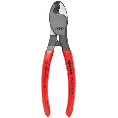 Knipex 165mm Copper & Aluminum Cable Shears - Insulated Handles Knipex 165mm Copper & Aluminum Cable Shears - Insulated Handles