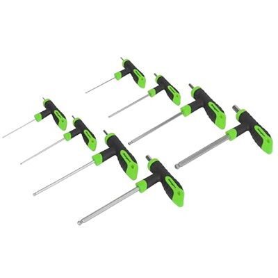 Sealey T-Handle Ball-End Hex Key Set - 8pc Sealey T-Handle Ball-End Hex Key Set - 8pc