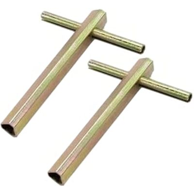 Vistnale Elevator Keys, 2Pcs Elevator Door Key, Metal Triangular Lock Key for Triangular Firefighter Vistnale Elevator Keys, 2Pcs Elevator Door Key, Metal Triangular Lock Key for Triangular Firefighter