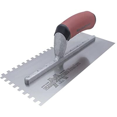 Marshalltown 5/16" Square Notched Trowel DuraSoft Handle Marshalltown 5/16" Square Notched Trowel DuraSoft Handle