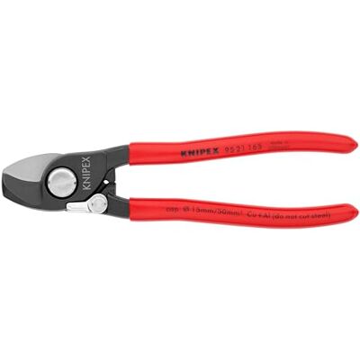 KNIPEX 95 21 165 Tools Cable Shears, Spring (9521165) KNIPEX 95 21 165 Tools Cable Shears, Spring (9521165)