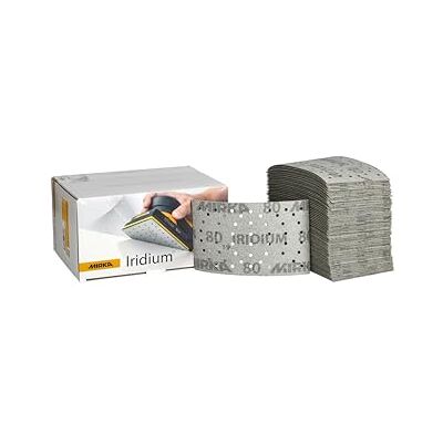 Mirka Abrasif IRIDIUM - 81x133mm, Grip 54T, Grit 80 - Abrasive Mirka Abrasif IRIDIUM - 81x133mm, Grip 54T, Grit 80 - Abrasive