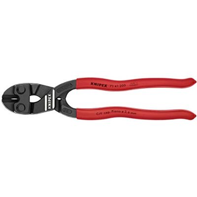 KNIPEX Cobolt High Leverage 20 Angle Compact Bolt Cut Notched Blade KNIPEX Cobolt High Leverage 20 Angle Compact Bolt Cut Notched Blade