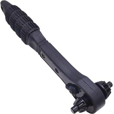 Pjeghbvop 2 in 1 Drill Chuck Wrench Ratchet Wrench Universal 12.7mm/17.5mm for Electric Drills Drill Chuck Key Wrench Pjeghbvop 2 in 1 Drill Chuck Wrench Ratchet Wrench Universal 12.7mm/17.5mm for Electric Drills Drill Chuck Key Wrench