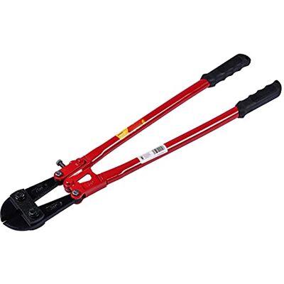 Amtech – Bolt Cutter, Heavy-Duty Drop-Forged, Hardened & Tempered Steel Jaws with Adjustable Alignment & Comfort Grips, for Cutting Chain, Rod, Padlocks, Fencing & Mesh with High Leverage, 30 Amtech – Bolt Cutter, Heavy-Duty Drop-Forged, Hardened & Tempered Steel Jaws with Adjustable Alignment & Comfort Grips, for Cutting Chain, Rod, Padlocks, Fencing & Mesh with High Leverage, 30