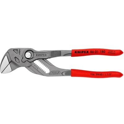 KNIPEX Tools Pliers Wrench, Black Finish (8601180), 7 1/4-Inch KNIPEX Tools Pliers Wrench, Black Finish (8601180), 7 1/4-Inch