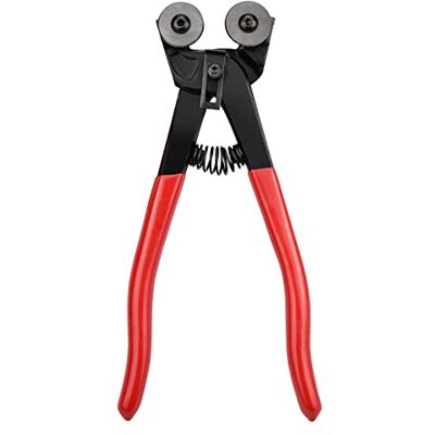 Nerissa Mosaic Tool Plier Tile Nippers Carbide Tile Snippers Wheeled Glass Ceramic Tile Cutting Pliers Professional 8 Tile Cutter with Two Alloy Cutter Wheel for Trim Work on Flooring Walls Nerissa Mosaic Tool Plier Tile Nippers Carbide Tile Snippers Wheeled Glass Ceramic Tile Cutting Pliers Professional 8 Tile Cutter with Two Alloy Cutter Wheel for Trim Work on Flooring Walls