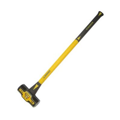 Roughneck ROU65636 Sledge Hammer Durable Fibreglass Handle with Shock Absorbing Grip 16lbs/7.3 kg Roughneck ROU65636 Sledge Hammer Durable Fibreglass Handle with Shock Absorbing Grip 16lbs/7.3 kg