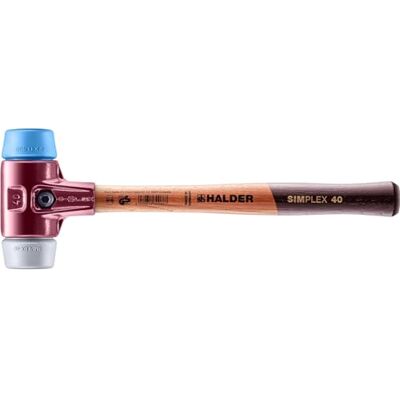 Halder 3013040 "Simplex Soft-Face TPE-Mid/TPE-Soft" Mallet, Multi-Colour, 40 mm Halder 3013040 "Simplex Soft-Face TPE-Mid/TPE-Soft" Mallet, Multi-Colour, 40 mm