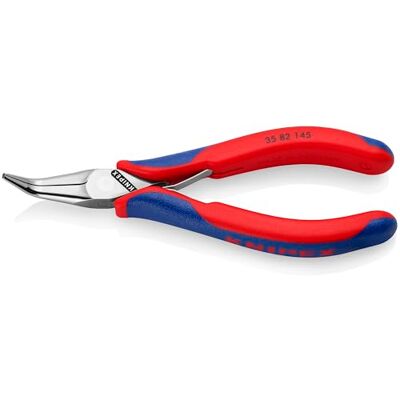 KNIPEX Electronics Pliers with Box Joint with Multi-Component Handles 145 mm, 35 82 145 KNIPEX Electronics Pliers with Box Joint with Multi-Component Handles 145 mm, 35 82 145