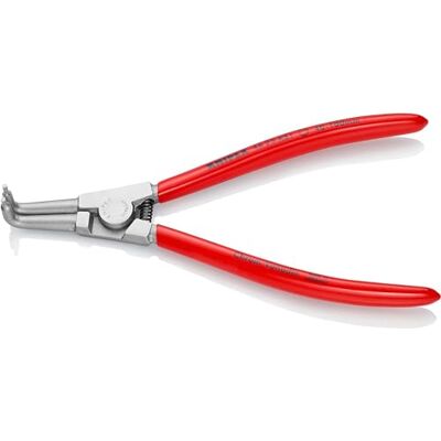 KNIPEX Circlip Pliers for External Circlips on Shafts Chrome-Plated with Plastic Coating 200 mm, 46 23 A31 KNIPEX Circlip Pliers for External Circlips on Shafts Chrome-Plated with Plastic Coating 200 mm, 46 23 A31