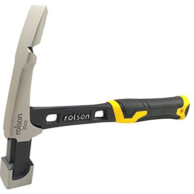 Rolson 10435 Solid Forged Brick Hammer 20 oz (560g) Rolson 10435 Solid Forged Brick Hammer 20 oz (560g)