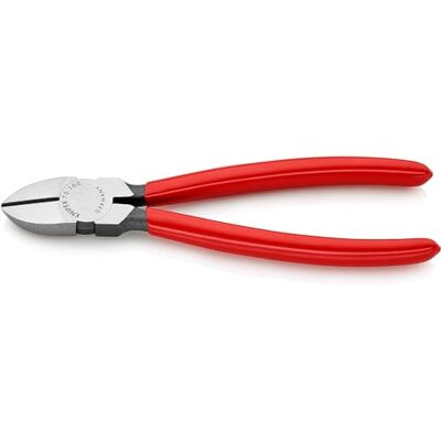 KNIPEX Diagonal Cutter with Plastic Coating 180 mm, 70 01 180 EAN KNIPEX Diagonal Cutter with Plastic Coating 180 mm, 70 01 180 EAN