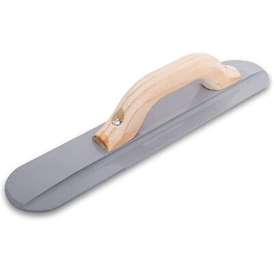 Marshalltown Round End Magnesium Hand Float, 30.5 x 7.9 cm, Wood Handle, Made in USA, 141 12 x 3 1/8 Inch Magnesium Blade, Wood Handle, Rounded Ends Eliminate Float Marks, Smooths Concrete Before Troweling, 141 Marshalltown Round End Magnesium Hand Float, 30.5 x 7.9 cm, Wood Handle, Made in USA, 141 12 x 3 1/8 Inch Magnesium Blade, Wood Handle, Rounded Ends Eliminate Float Marks, Smooths Concrete Before Troweling, 141
