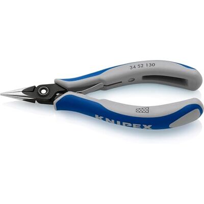 KNIPEX Precision Electronics Gripping Pliers with Multi-Component Handles 130 mm, 34 52 130 KNIPEX Precision Electronics Gripping Pliers with Multi-Component Handles 130 mm, 34 52 130