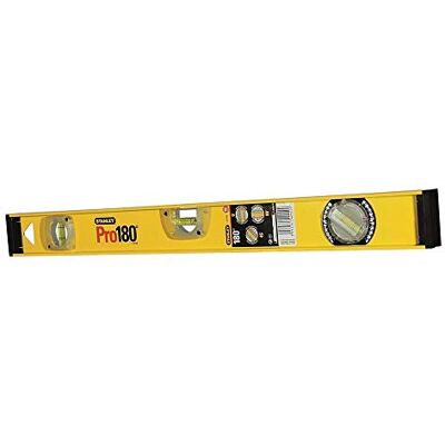 Stanley -180 I Beam Level 3 Vials 600mm 1 42 920, 1 Pack Stanley -180 I Beam Level 3 Vials 600mm 1 42 920, 1 Pack