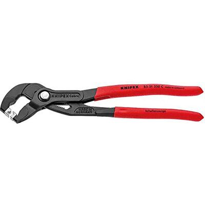KNIPEX Tools 85 51 250 C, 10" Hose Clamp Pliers for Click Clamps KNIPEX Tools 85 51 250 C, 10" Hose Clamp Pliers for Click Clamps