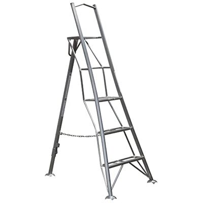 BPS Access Solutions Garden Master® 1 Leg Adjustable Platform Tripod Ladder Garden/Orchard Ladder Auto Locking Clips Claw Grip Feet Free Rubber Feet 150kg Load Capacity EN131 Certified 3 Steps 1.8m BPS Access Solutions Garden Master® 1 Leg Adjustable Platform Tripod Ladder Garden/Orchard Ladder Auto Locking Clips Claw Grip Feet Free Rubber Feet 150kg Load Capacity EN131 Certified 3 Steps 1.8m
