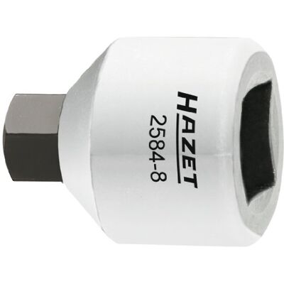 Hazet 2584-8 Hexagon Profile Brake Calliper Screwdriver Socket Multi-Colour Hazet 2584-8 Hexagon Profile Brake Calliper Screwdriver Socket Multi-Colour