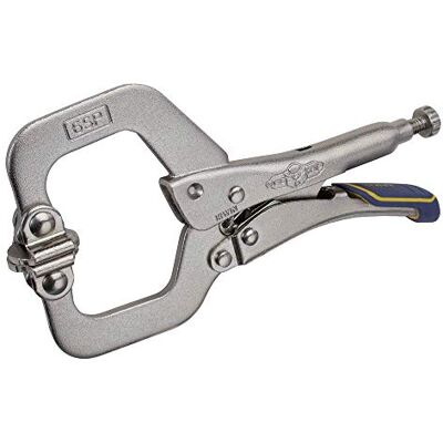 IRWIN Vise-Grip Welding Pliers, Fast Release, C-Clamp Locking with Swivel Pads, 6-Inch (IRHT82587) IRWIN Vise-Grip Welding Pliers, Fast Release, C-Clamp Locking with Swivel Pads, 6-Inch (IRHT82587)