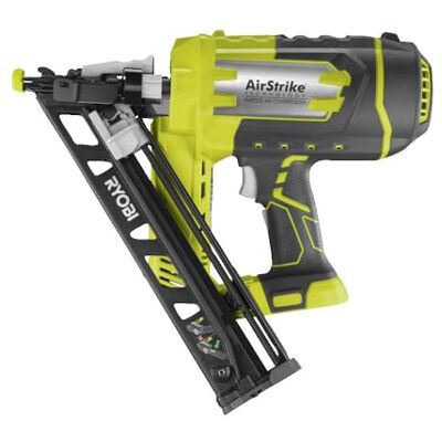 RYOBI R15GN18-0 18V ONE+ Cordless 15 Gauge Nailer (Bare Tool), Hyper Green RYOBI R15GN18-0 18V ONE+ Cordless 15 Gauge Nailer (Bare Tool), Hyper Green